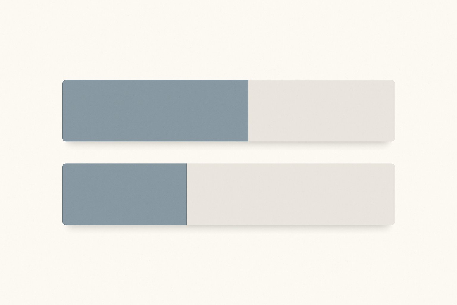 Two bar diagrams showing selling price split into cost and remaining value
